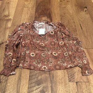 NWT Ulla Johnson Woman’s Rosebud Manet Blouse Size 0